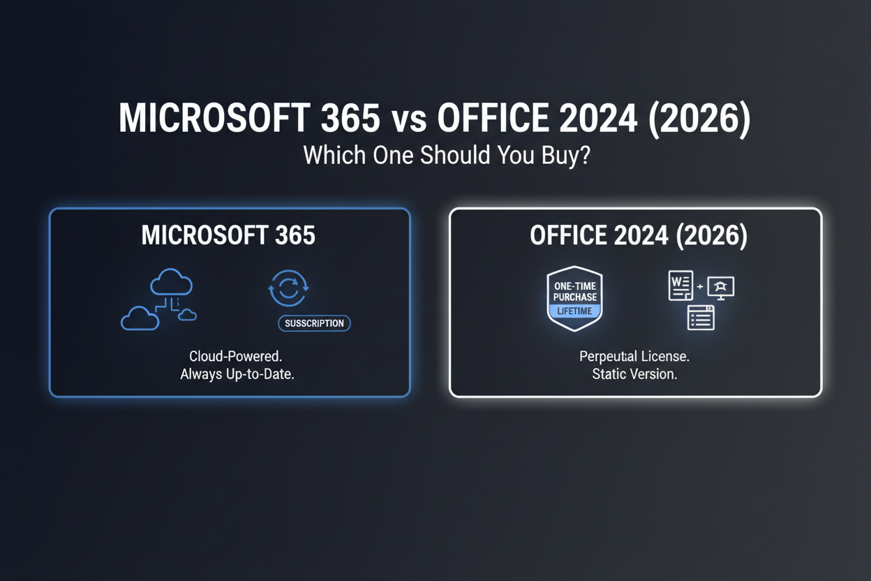 Microsoft 365 vs Office 2024 (2026): Which One Should You Buy?