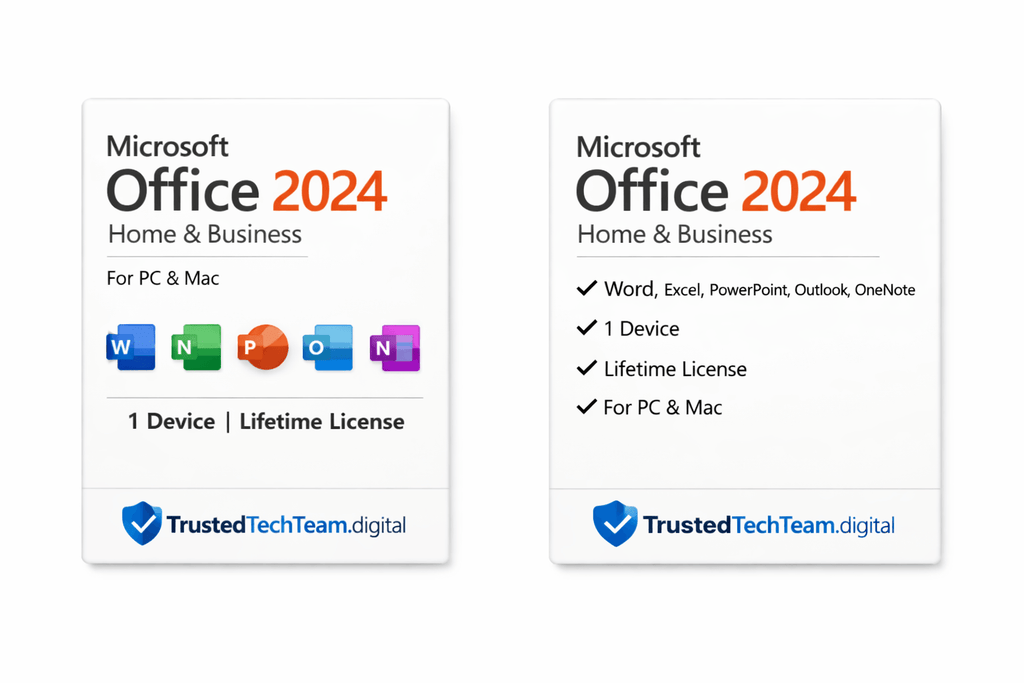 Microsoft Office 2024 Home & Business – PC  | Perpetual License