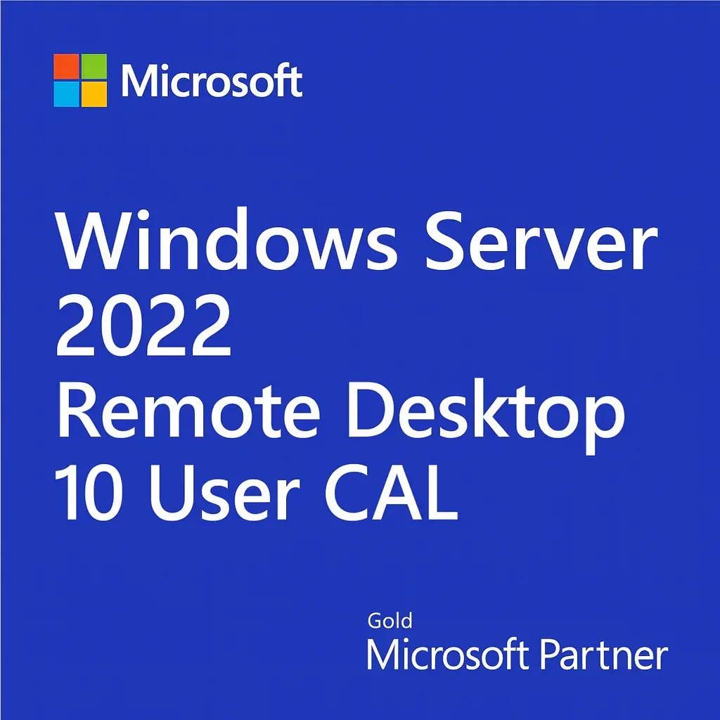 Microsoft Windows Server 2022 Remote Desktop 10 User CAL - Buy Your Microsoft Windows Server 2022 CAL Now - ustrustedtech