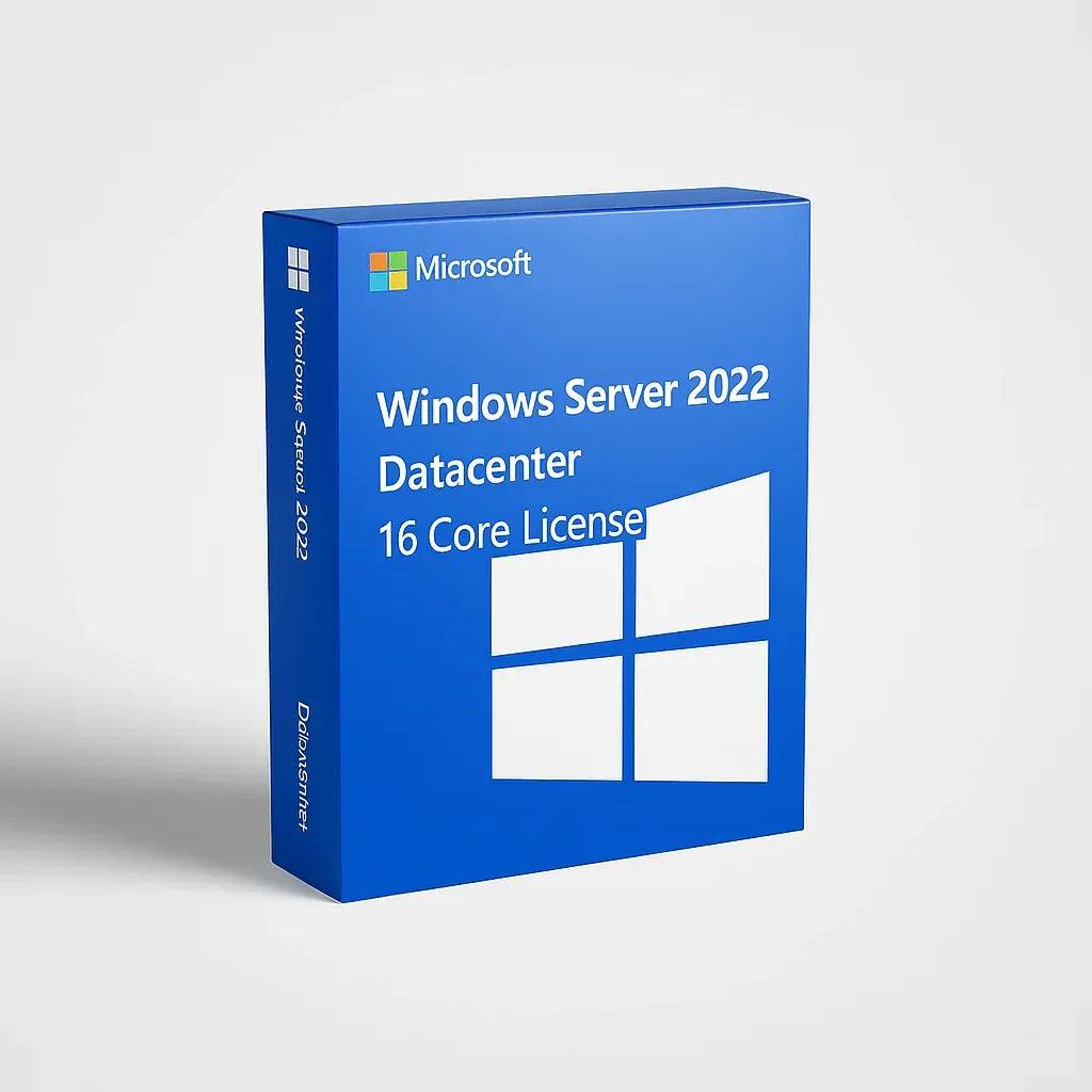 Microsoft Windows Server 2022 Datacenter License - 16 Core Best Value for Virtualization - ustrustedtech