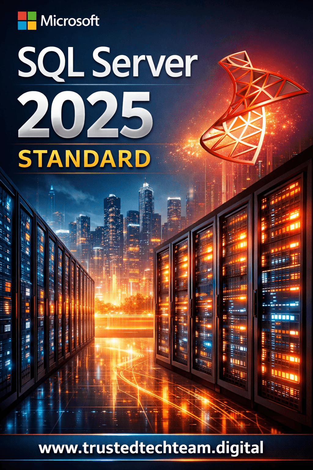 SQL Server 2025 Standard – Genuine Perpetual License | Digital Delivery
