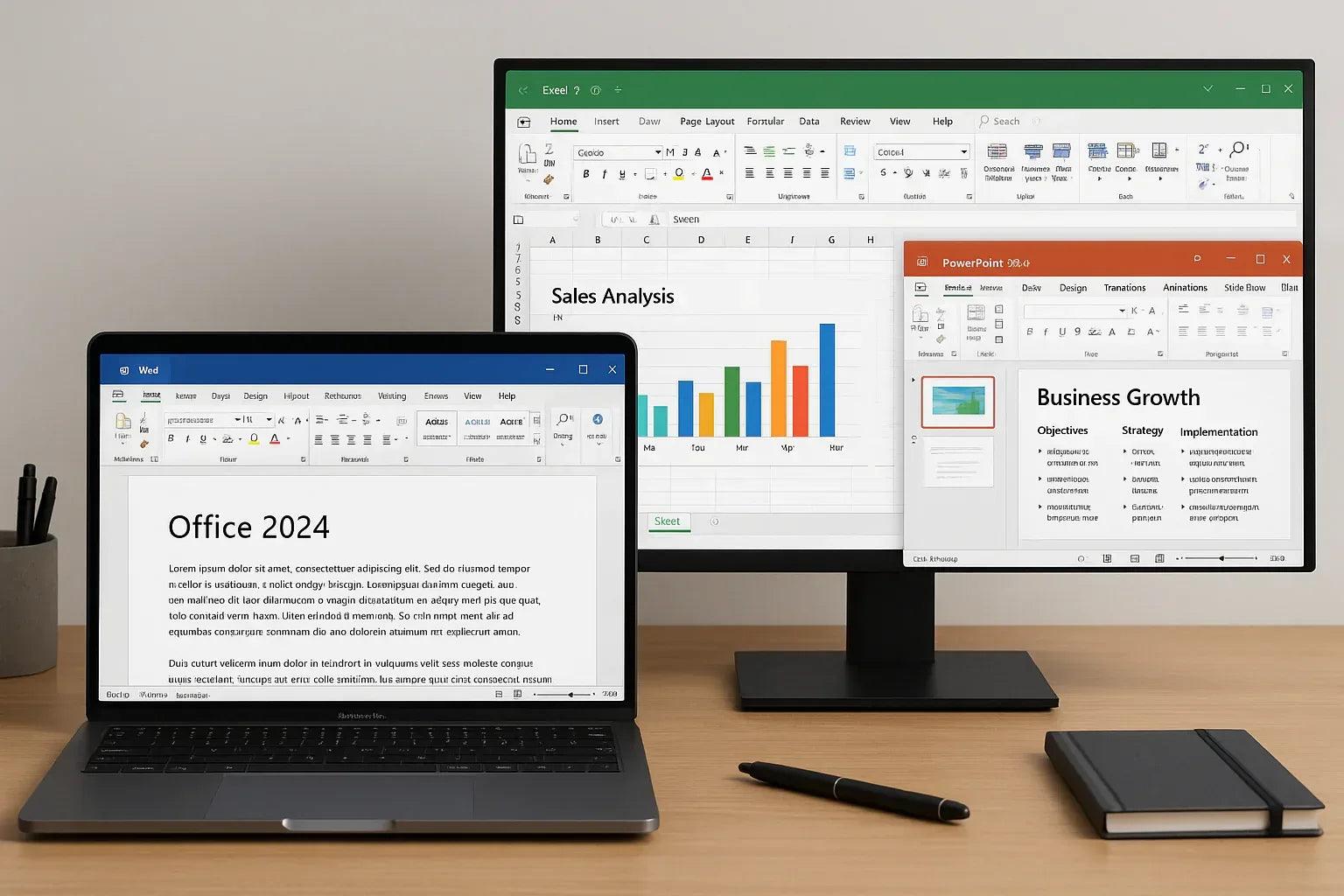 Microsoft Office 2024 Lifetime License for Home & Business - Unlock Seamless Productivity - ustrustedtech