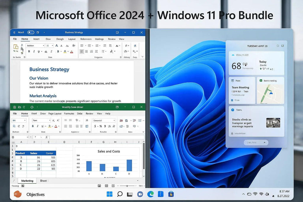 Microsoft Office 2024 Windows 11 Pro Bundle - Instant Digital Download by TrustedTech - ustrustedtech