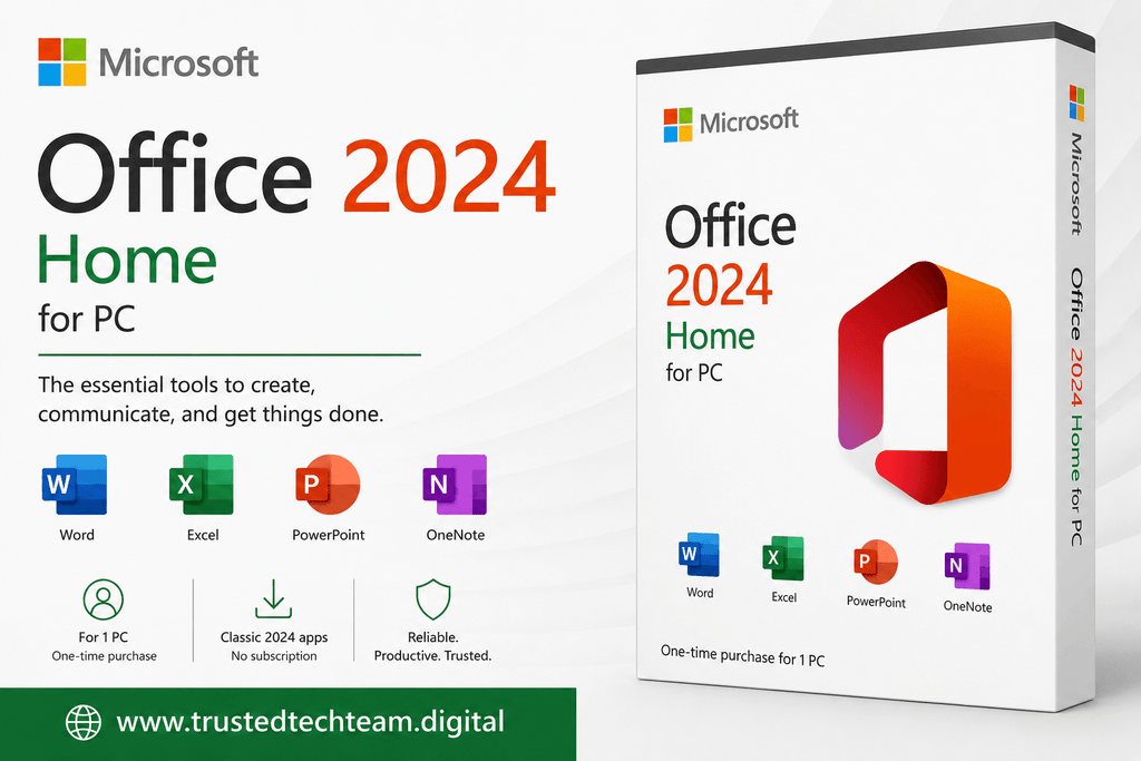 Microsoft Office 2024 Home PC - Microsoft One-PC License