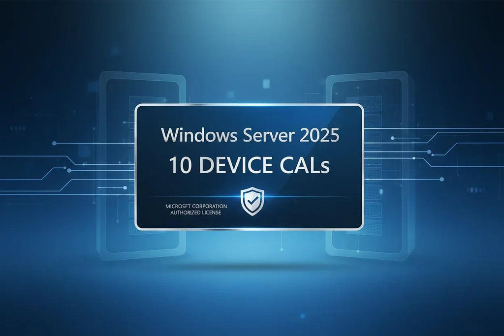 Microsoft Windows Server 2025 CALs - 10 Device Licenses - ustrustedtech