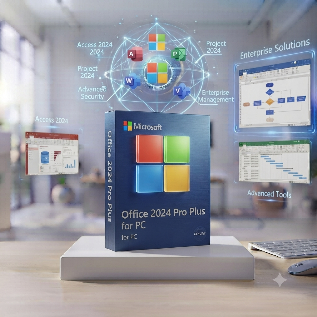Microsoft Office 2024 Pro Plus License Key for PC | Genuine Lifetime Activation
