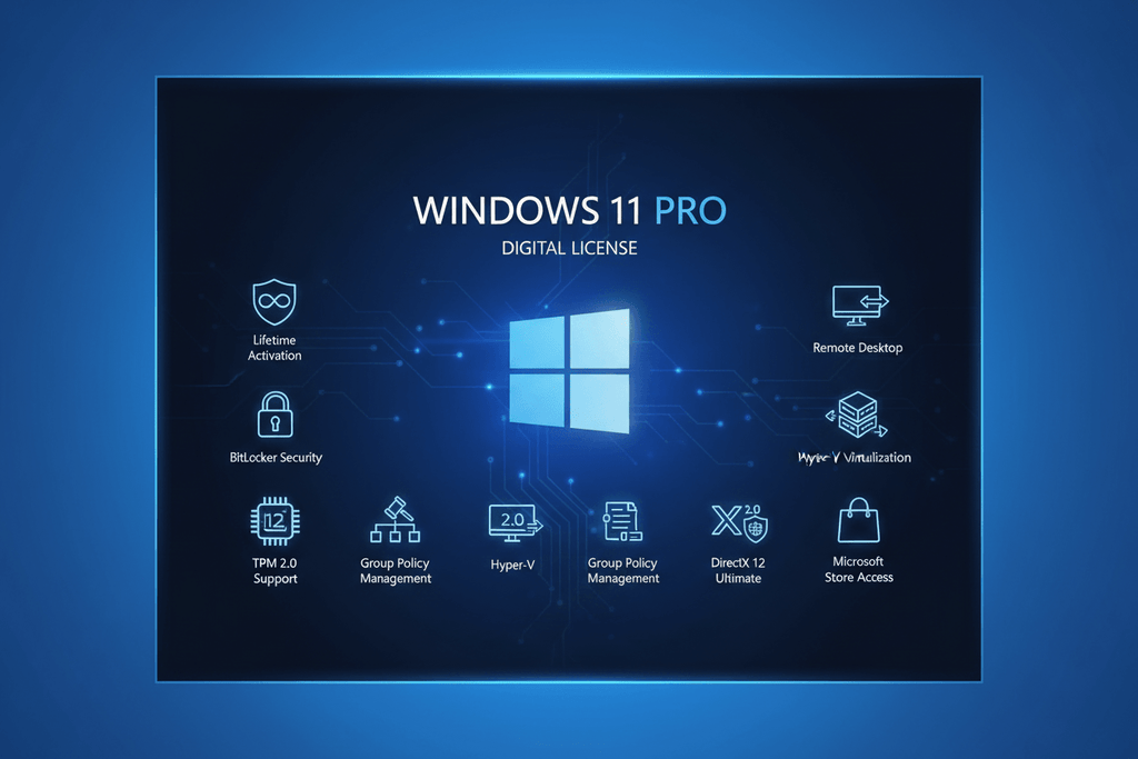 Windows 11 Pro License – 1 PC Digital Key