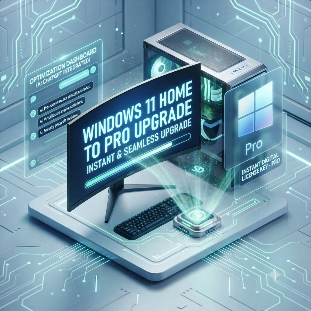 Microsoft Windows 11 Pro Upgrade – Genuine Software License | Instant Digital Delivery
